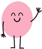 Mascot waving hello